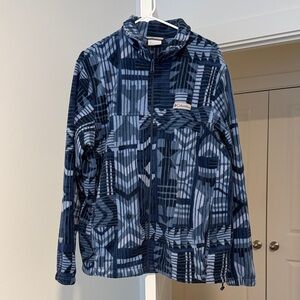 Columbia Men's Geometric Blue Hoodie